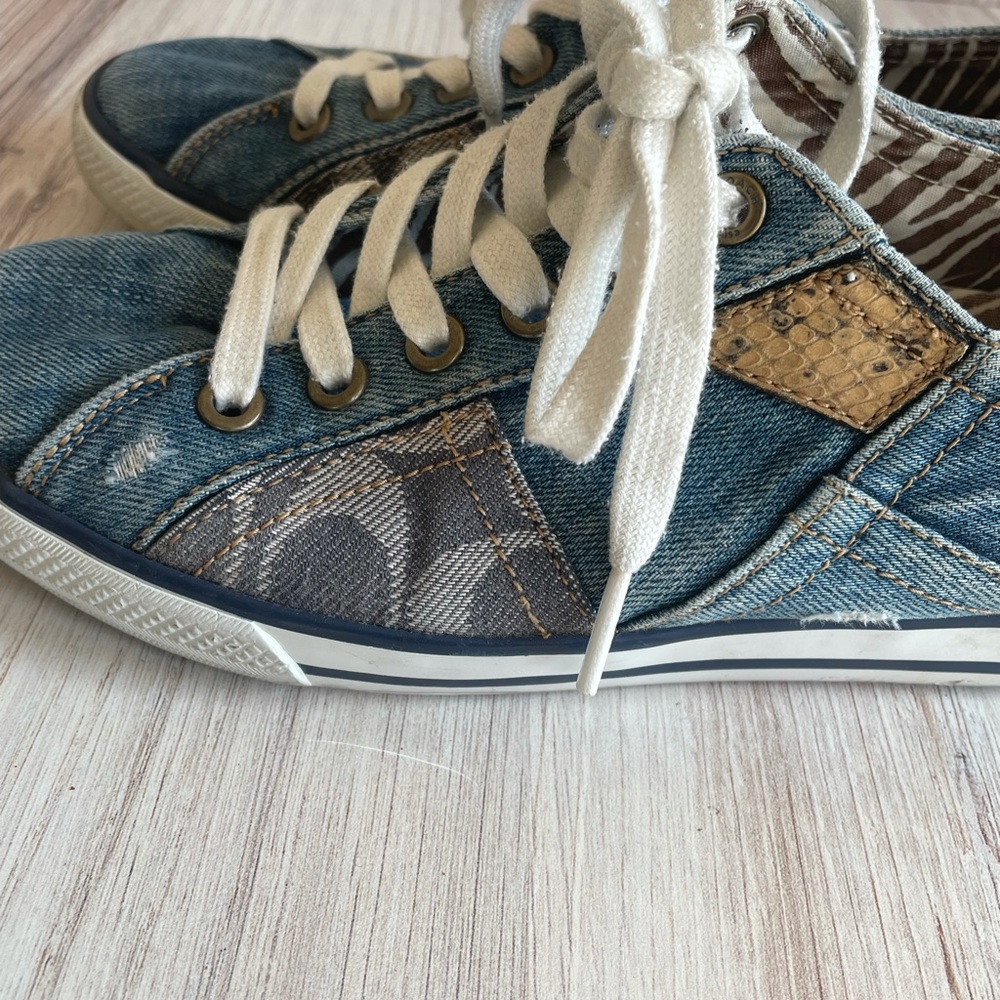 Coach Shoes, Coach Signature Shoes, Coach Logo Shoes, Coach Patchwork - Picture 9 of 10